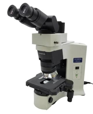 Olympus BX45 Pathology Microscope with Tilting Head and Camera Port-cover