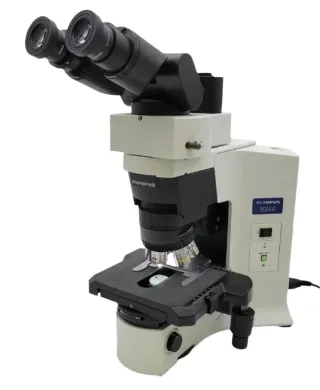Olympus BX45 Pathology Microscope with Tilting Head and Camera Port