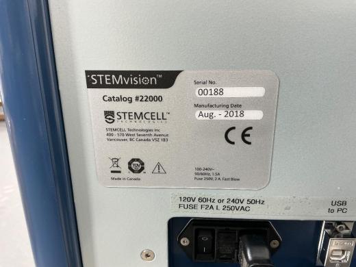 STEMCELL Technologies STEMvision Automated Cell Counter Imager for Cell Biology Applications-cover