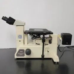 Nikon Epiphot 200 Metallurgical Microscope with BF/DF, Polarizer/Analyzer, and Camera, 3 of 13
