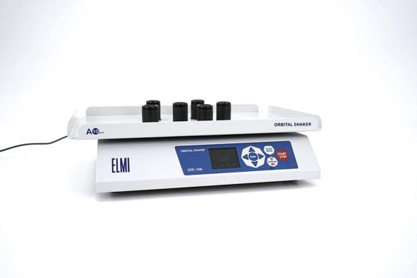 Elmi DOS-10M Orbital Shaker, 500 rpm, with 6 Magnetic Clip Holders-cover
