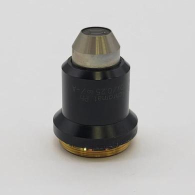 Zeiss Jena 10x Achromat Phase Contrast Microscope Objective ∞/-A-cover