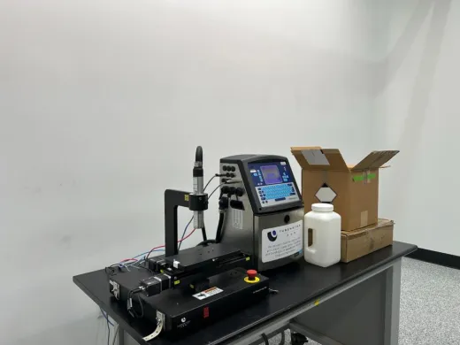 California Advanced Labeling TubeWriter 360 with Videojet 1520 Inkjet Coding System