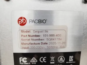 PacBio Sequel IIe Next Generation Sequencing System, 13 of 45