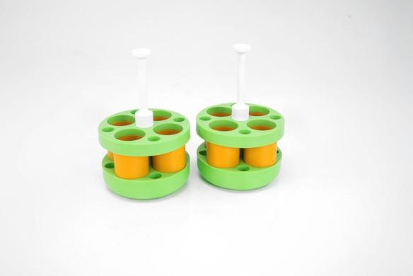 Beckman Coulter SX-4750 Round Bucket Adapter 359486, Set of 2, 4 × 50 mL Round-Bottom Tubes-cover