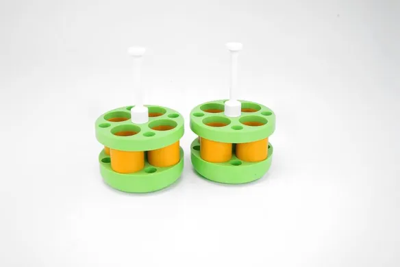 Beckman Coulter SX-4750 Round Bucket Adapter 359486 for 4 × 50 mL Round-Bottom Tubes, Set of 2