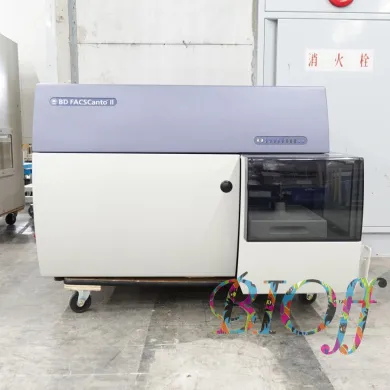 Becton Dickinson FACS Canto II Flow Cytometer with Multi-Laser and 8-Color Fluorescence Detection