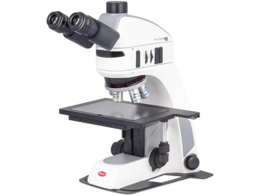 Motic Panthera TEC-BF/RL Trinocular Upright Industrial Microscope, 6x4 Stage-cover