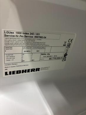 Liebherr Mediline LGUex 1500 Digital Low-Temperature Laboratory Freezer -20°C-cover