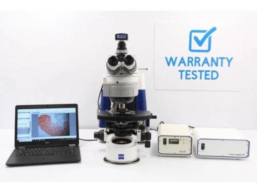 Zeiss AXIO Imager M1 Upright Motorized Fluorescence Microscope with New Filter Sets-cover