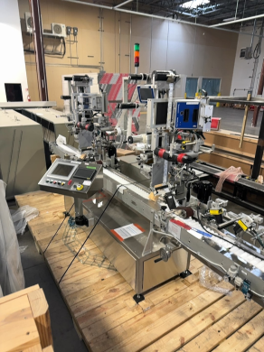 Accraply 350a-s Packaging Inspection System with Cognex Cameras and Video Jet Data Flex 6530 Units-cover