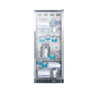 Accucold ACR1151 24" Wide Pharmacy Refrigerator with Frost-Free Glass Door and Digital Thermostat