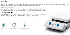 HSC 7 Hot Plate Magnetic Stirrer by VELP, 2 of 5