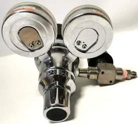 Liquid Air 2123311-346 Stainless Steel Compressed Air Regulator CGA 346, 4 of 5