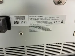 Dionex Ultimate 3000 TCC-3000SD Temperature-Controlled HPLC Column Compartment, 4 of 4