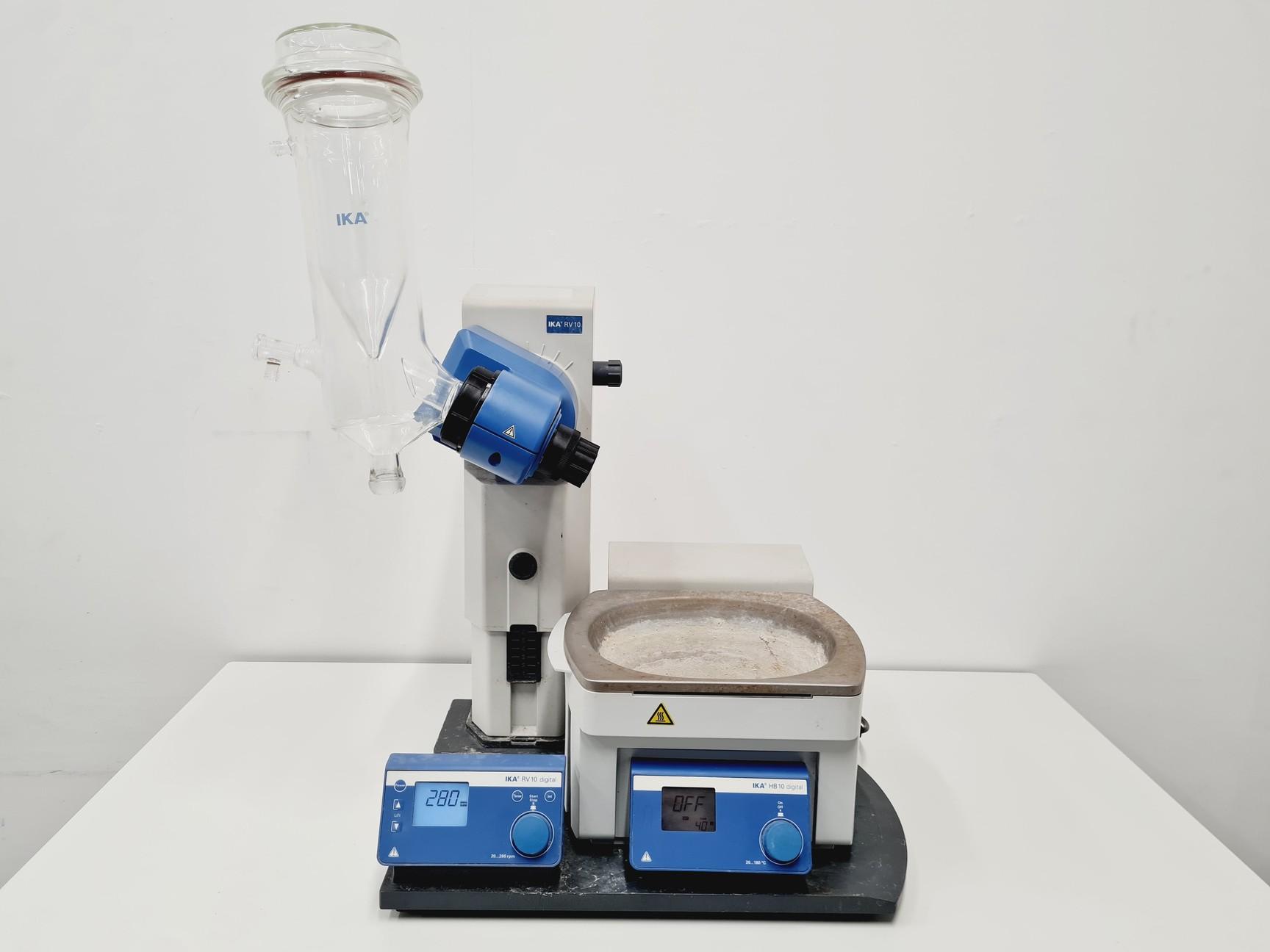 IKA RV10 Digital Rotary Evaporator with HB10 Digital Water Bath System