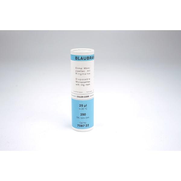 Blaubrand intraMark 25µL Micropipettes (250 pcs)