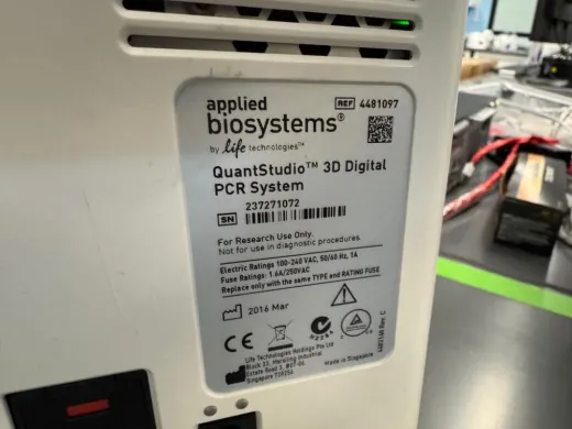 Applied Biosystems QuantStudio 3D Digital PCR System for Absolute Nucleic Acid Quantification, Gene Editing (CRISPR)