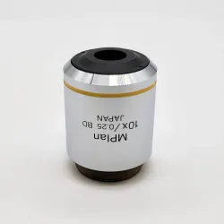 Olympus MPlan 10x BD Brightfield Darkfield Metallurgical Microscope Objective, 2 of 3