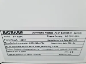 Biobase Automatic Nucleic Acid Extraction System BK-HS96, 5 of 23