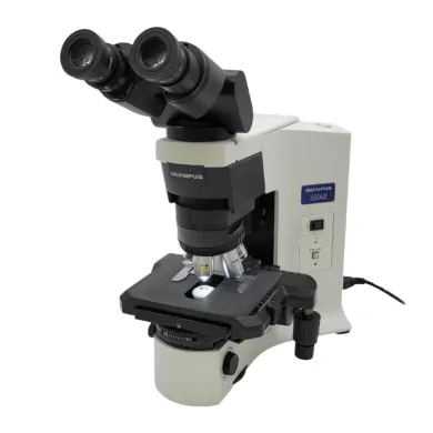Olympus BX45 Compound Microscope with Tilting Binocular Head and 100x Oil Objective, Olympus Microscopy equipment