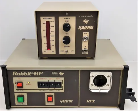 Rainin Rabbit HP-HPX Solvent Delivery System with Pressure Monitor