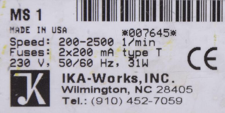 IKA MS1 Minishaker-cover