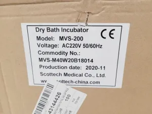 Scottech Medical MVS-200 Dry Block Heater for Precise Sample Heating, 14 of 15