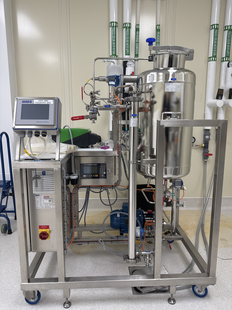 MMS Membrane System SW18 Batch Membrane Filtration Unit for Ultrafiltration and Nanofiltration
