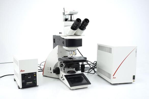 Leica DM5500 B Fluorescence Microscope with TX2, L5, A4 and 10x–63x Objectives-cover