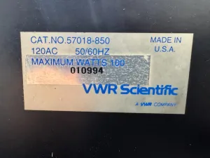 VWR Scientific The Waver Platform Shaker with Digital Speed Control, 4 of 4