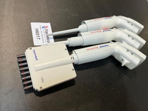Eppendorf Research Pro Electronic Pipettes with Multi-Channel Multipette Module-cover