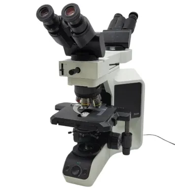 Olympus BX43 Dual Head Teaching Microscope with Fluorite Objectives and LED Illumination