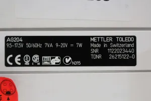 Mettler AG204 Analytical Balance, 3 of 3