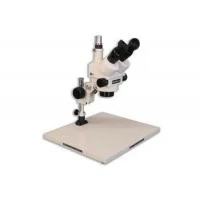 Meiji EMZ-5TR Trinocular Zoom Stereo Microscope with MA502 Eyepieces and KBL Stand