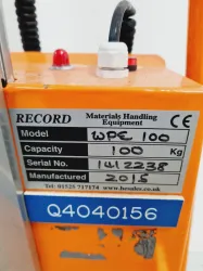Record WPE 100 Electric Work Positioner, 2 of 7