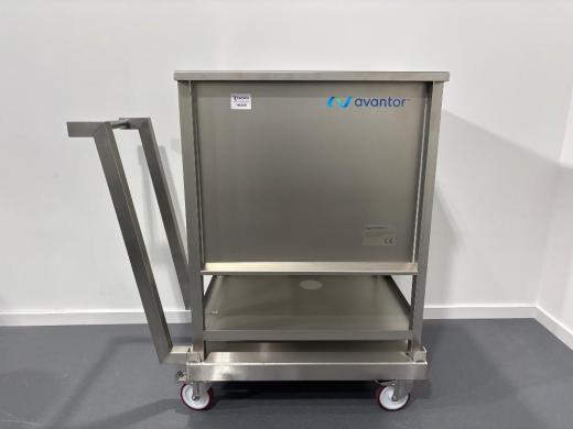 Avantor 200L Stainless Steel Container Transport Trolley with Lockable Doors-cover