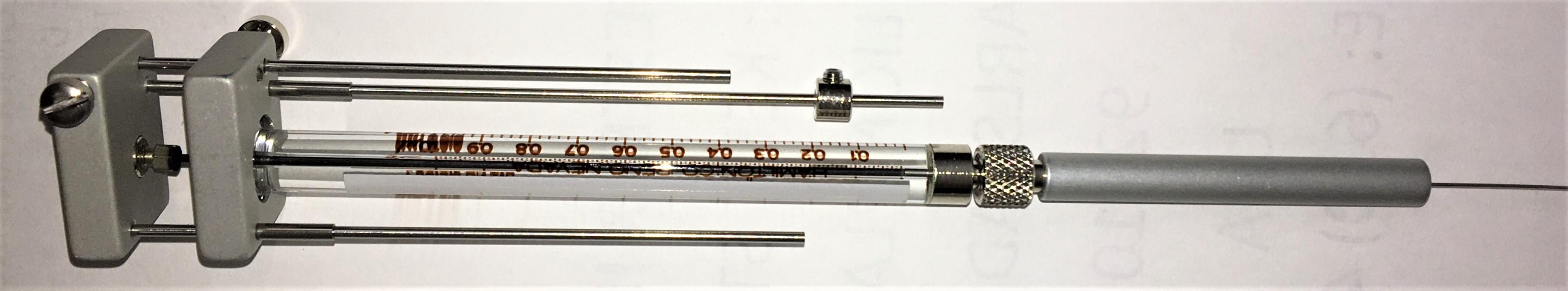 Hamilton 7001 KHCH 1 µL Microliter Injection Syringe with Built-in Chaney Adapter