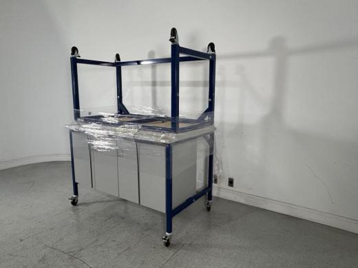 Formaspace 5-Foot Laboratory Table with Steel Frame and Storage Cabinet-cover