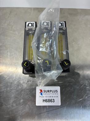 Omega Engineering FLDA3221ST Set of 3 Precision Flow Meters with Syringe Rack-cover