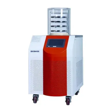 BK-FD12 Series Vertical Freeze Dryer with Stoppering and Manifold Options