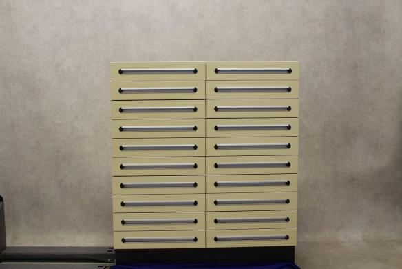 Interfurn Double Drawer Cabinet with Wall Cabinet-cover