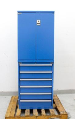 Lista Blue Steel Tool Drawer Cabinet with Lockable Compartments, Fully Operational-cover