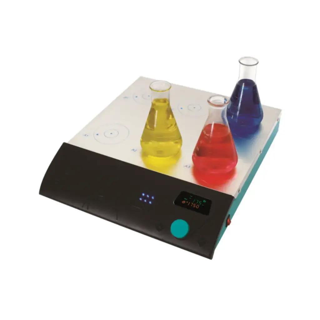 Lab Companion MS-23M 6-Place Magnetic Stirrer with 30-2000 rpm Speed Range