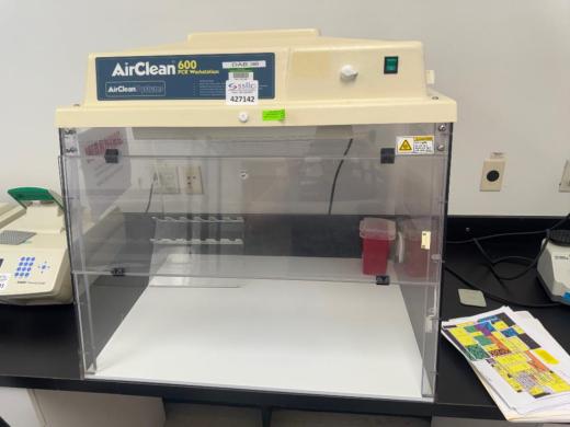 AirClean Systems AC632DB PCR Workstation with HEPA-Filtered Airflow-cover