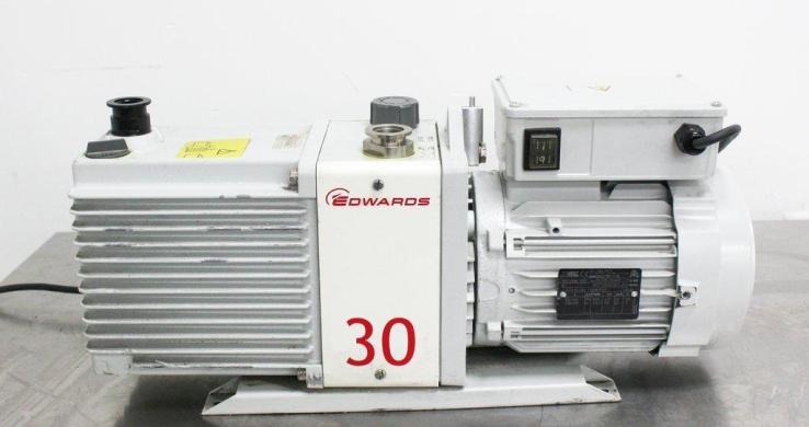 Edwards E2M30 Rotary Vane Vacuum Pump with Vapor Handling and Adjustable Gas Ballast-cover