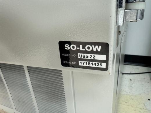 So-Low U85-22 Ultra Low Temperature (-80°C) Laboratory Freezer-cover