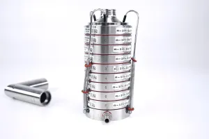 Copley Andersen ACI 60L Cascade Impactor for DPI and MDI Inhaler Testing, 316L, 9 of 10