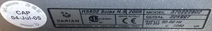 Varian HS 602 Dual Stage Oil-Sealed Rotary Vacuum Pump (17.6 cfm), 6 of 16