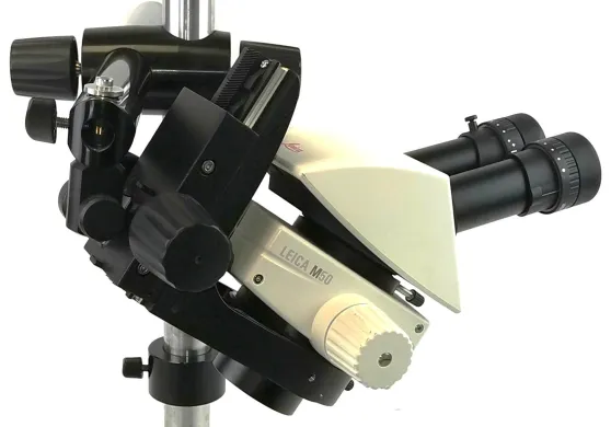 Leica M50 Stereo Zoom Microscope with Swing-Arm Stand